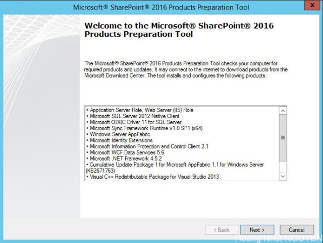 setup sharepoint 2016 - step 1b